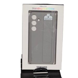 E4. Samsung Standing Grip Case Cover for Samsung Galaxy S24+ (Plus) - Taupe‎ NEW